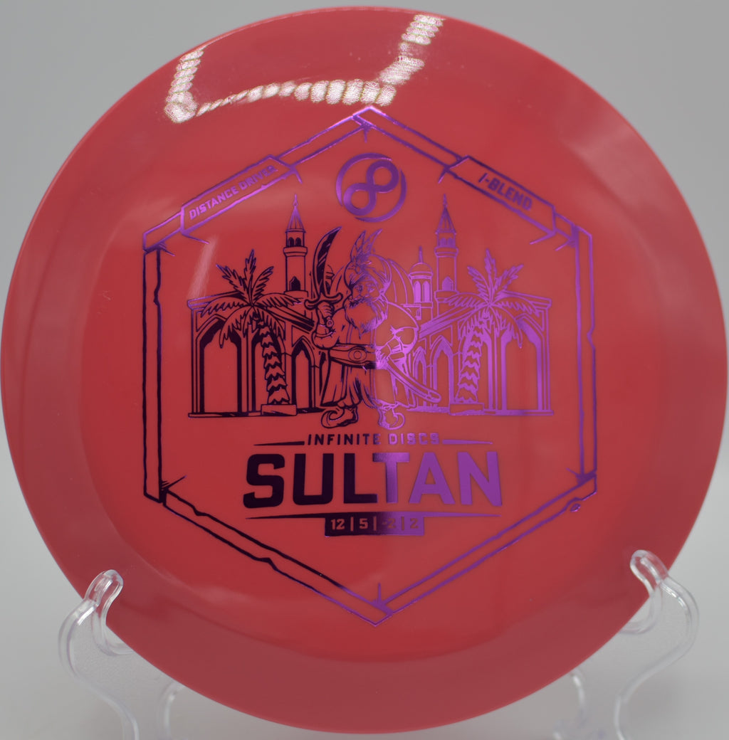 I-Blend Sultan carving a wide S-curve at Harmon Hills DGC in Fall Branch, TN, pushing long with elite glide.