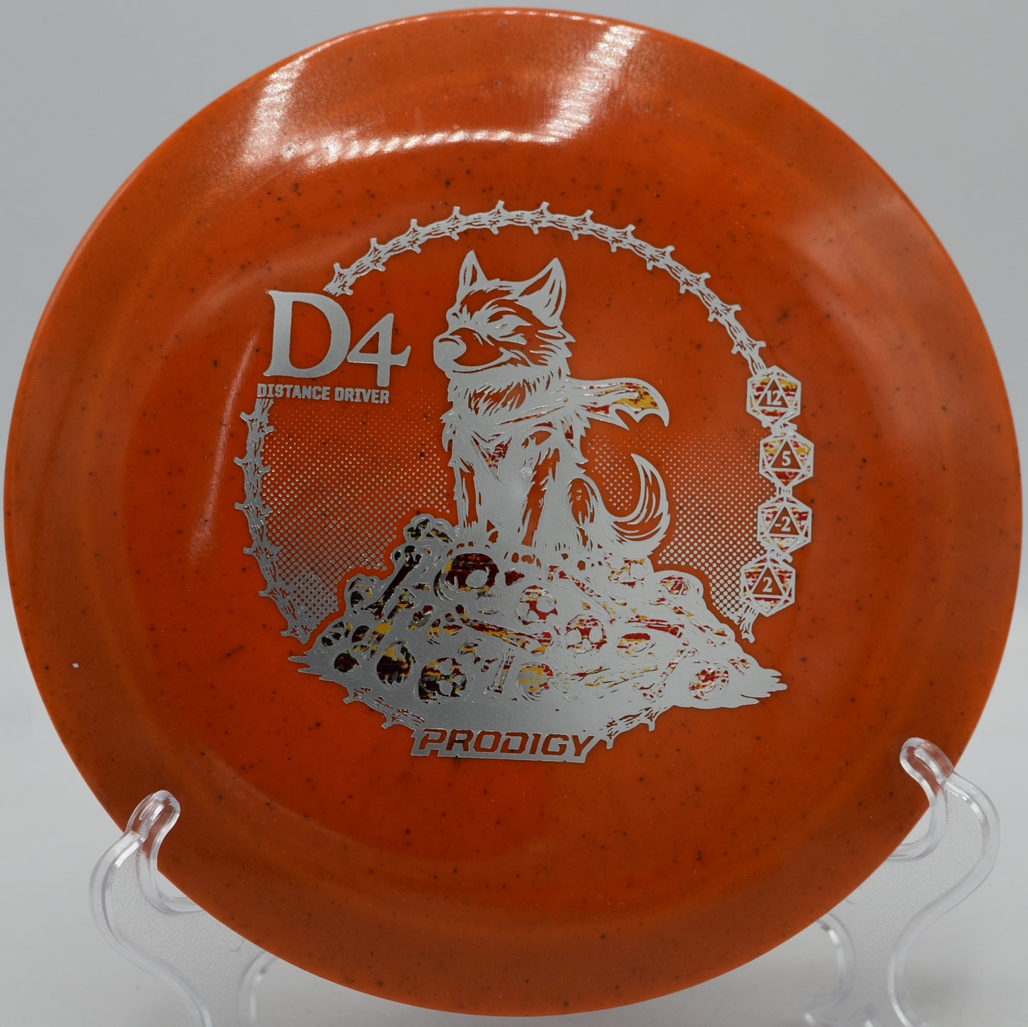 Overstable Prodigy D1 F2 in 500 Plastic ripping through a headwind at Eagles Crossing in Hawk Point, Missouri.