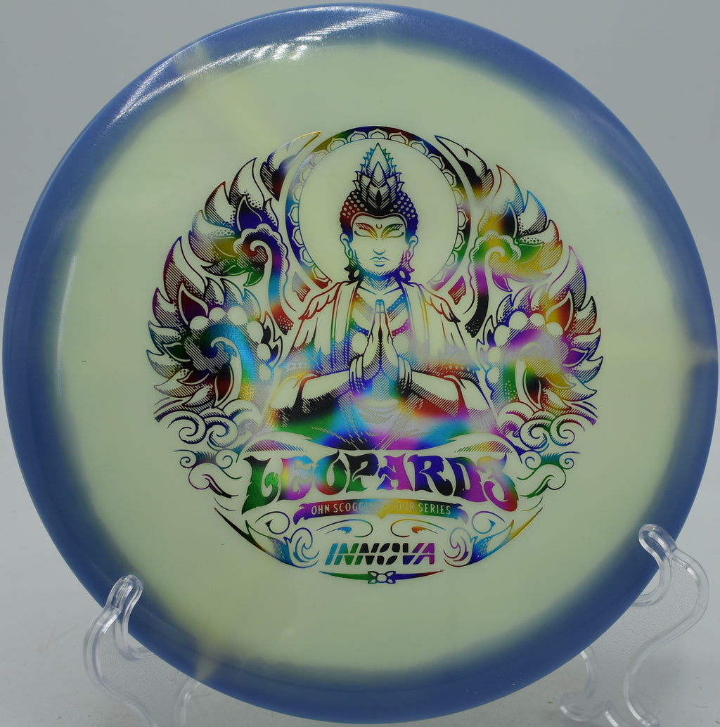 Star Leopard3 carving a turnover shot at Maple Hill Disc Golf Course in Leicester, Massachusetts