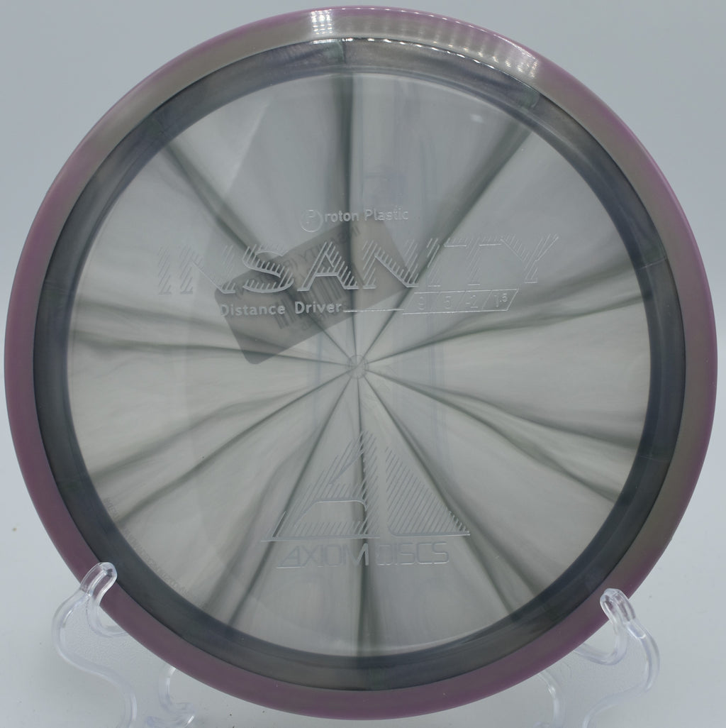"Disc bending sharply into a turnover with the Proton Insanity in Phoenix, Arizona."
