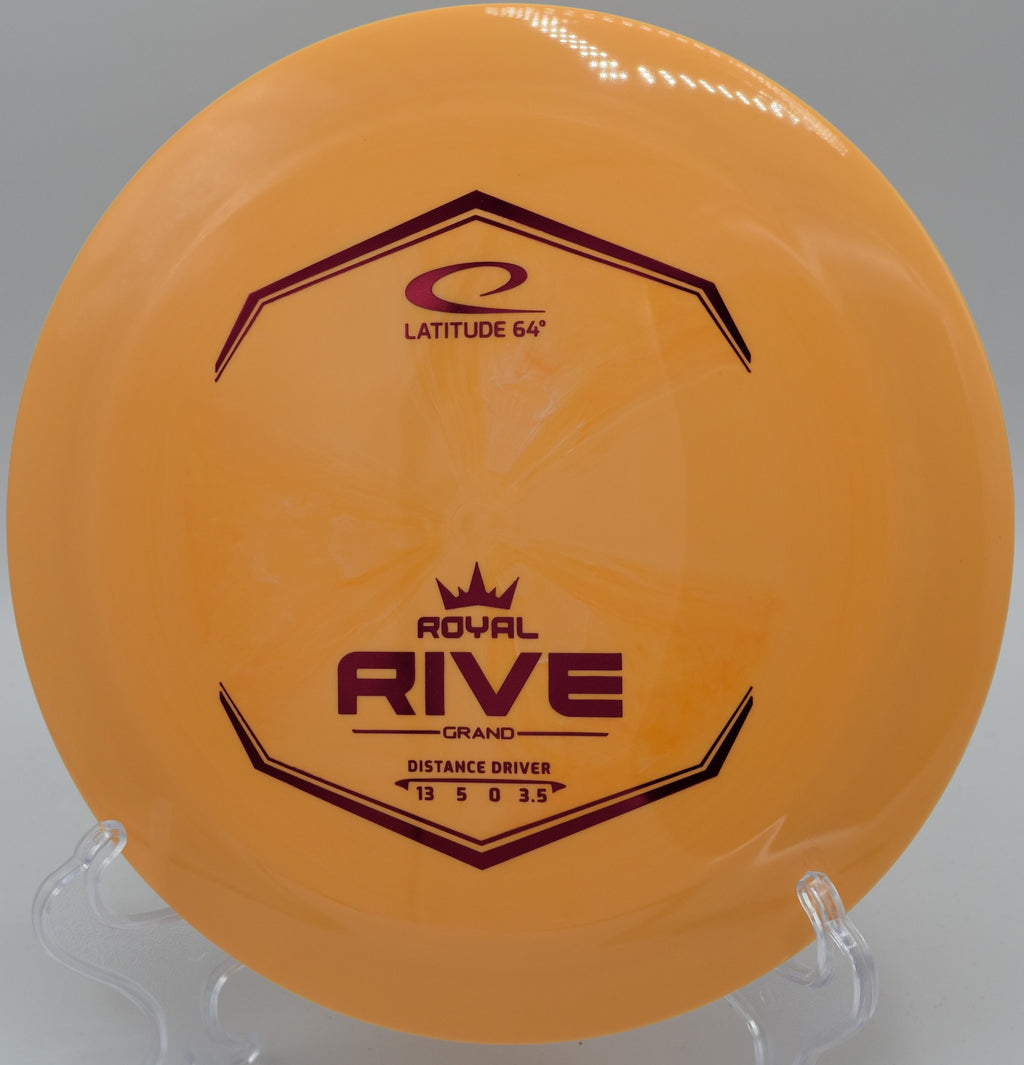 Player throwing a Grand Rive on a power forehand at The Fort in Ogden, Utah.

