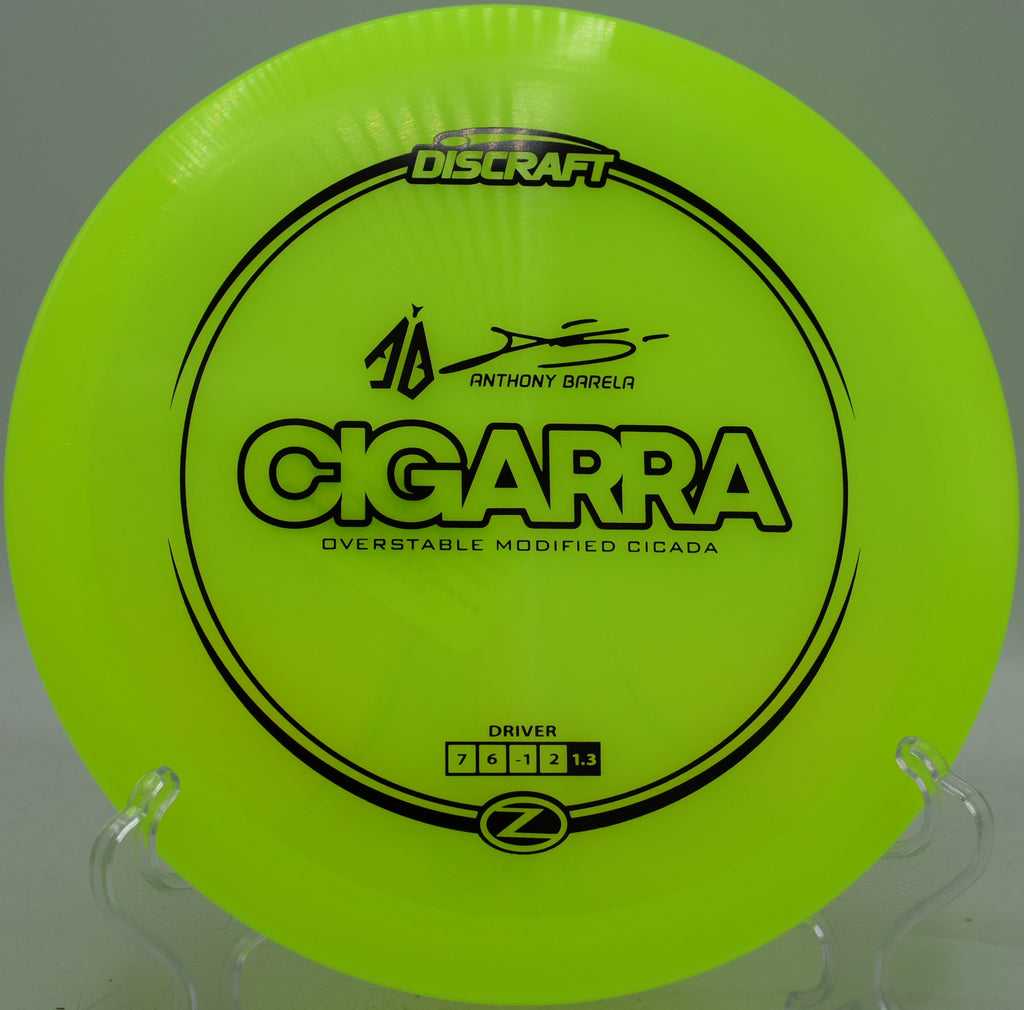 Cigarra in ESP plastic finishing gently near circle one at Sunset Park DGC in Las Vegas, Nevada

