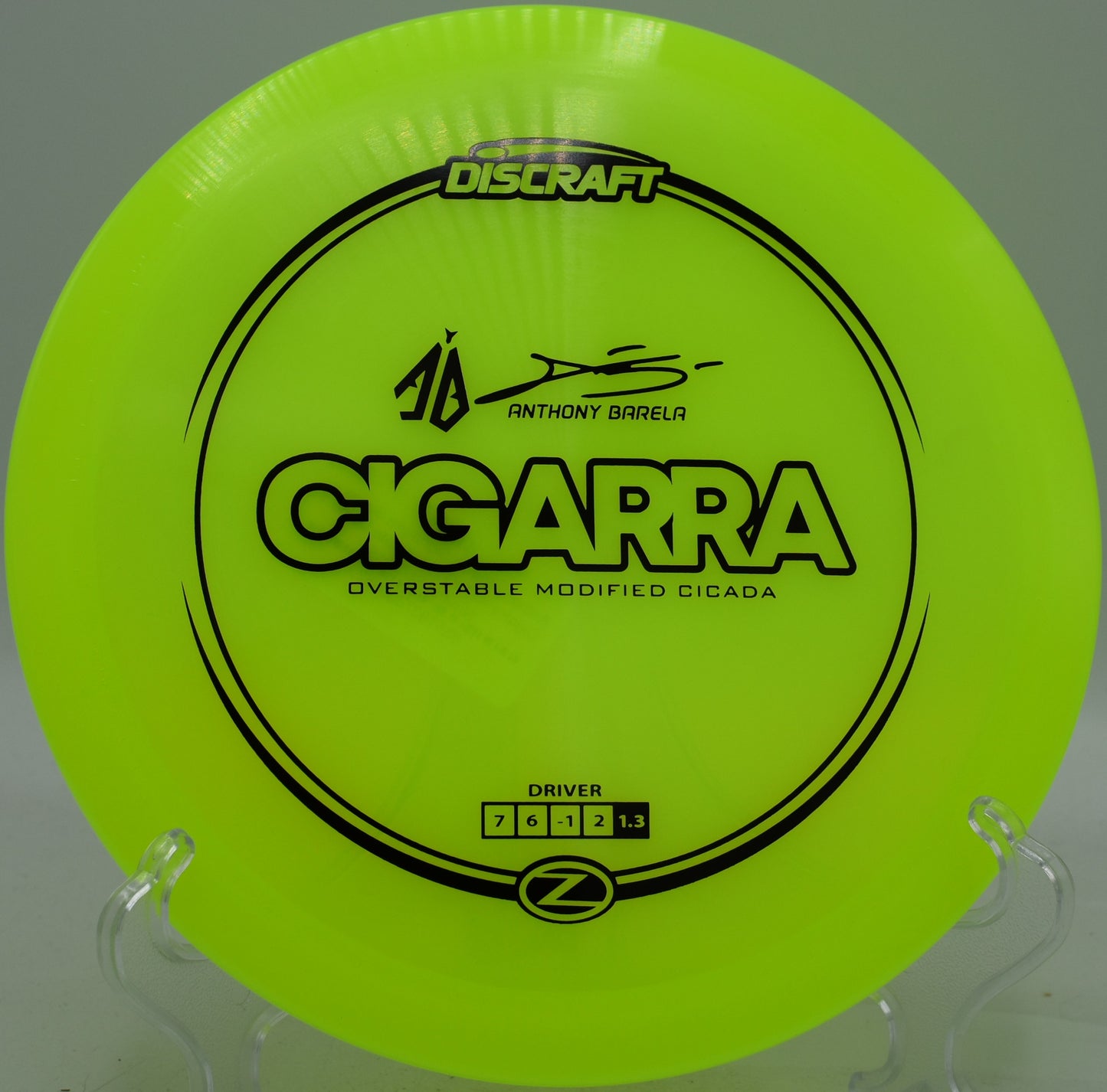 Cigarra in ESP plastic finishing gently near circle one at Sunset Park DGC in Las Vegas, Nevada

