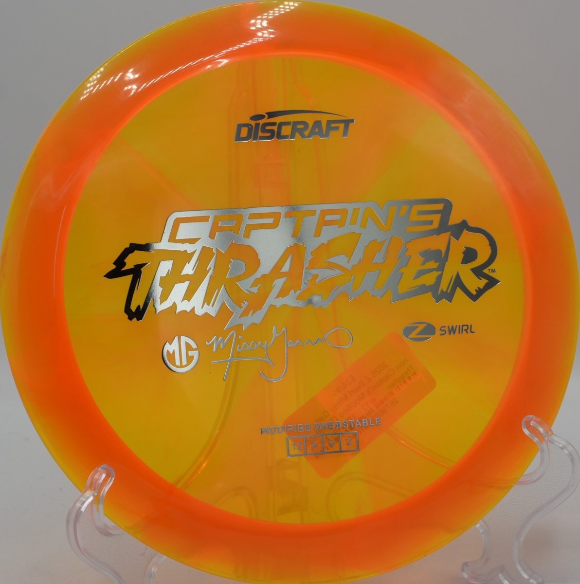 Z Swirl Thrasher at Selah Ranch DGC, Talco TX for controlled distance and glide