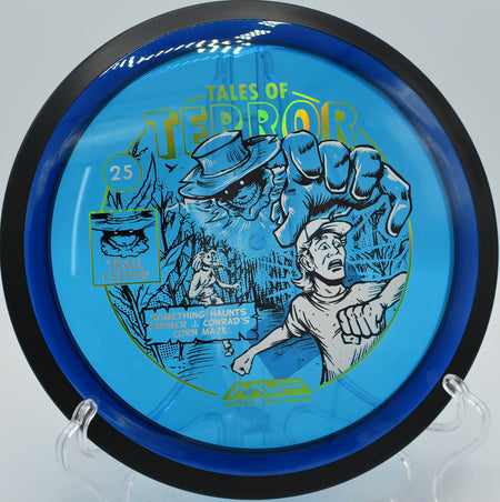 Special Edition Trail with Halloween art flying clean on a downhill glide shot at Milo McIver State Park in Estacada, Oregon.