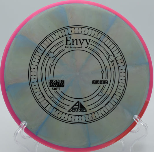 "Axiom Electron Envy – Popular throwing putter with torque resistance, great for tee shots at Waller Mill Disc Golf Course in Virginia."

