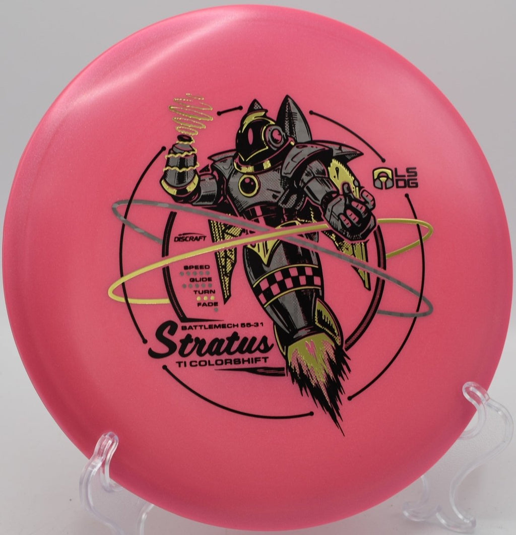 Discraft Titanium ColorShift Stratus fairway driver dialed in across Nevada with nationwide shipping for clean release shots