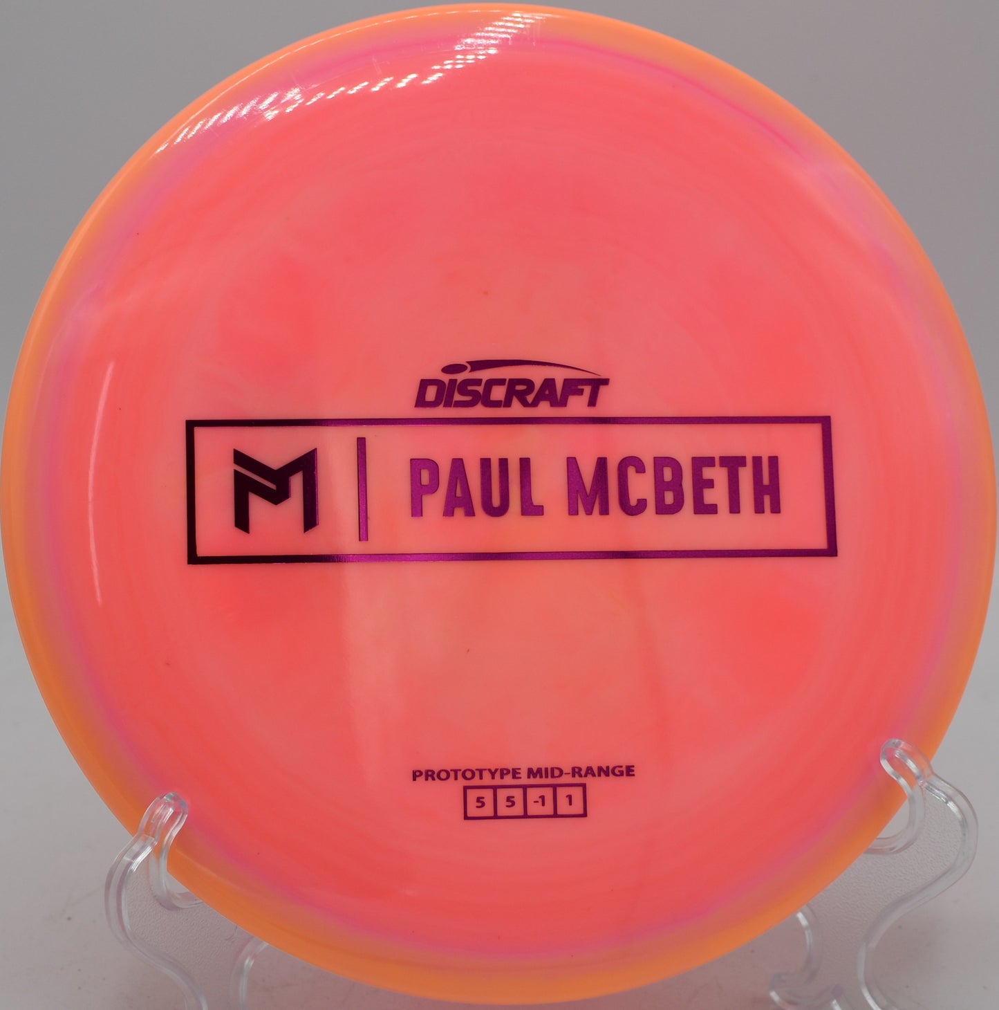 Paul McBeth Prototype Malita shaping a subtle S‑curve on hole 5 at Hawk Hollow in Spotsylvania, Virginia