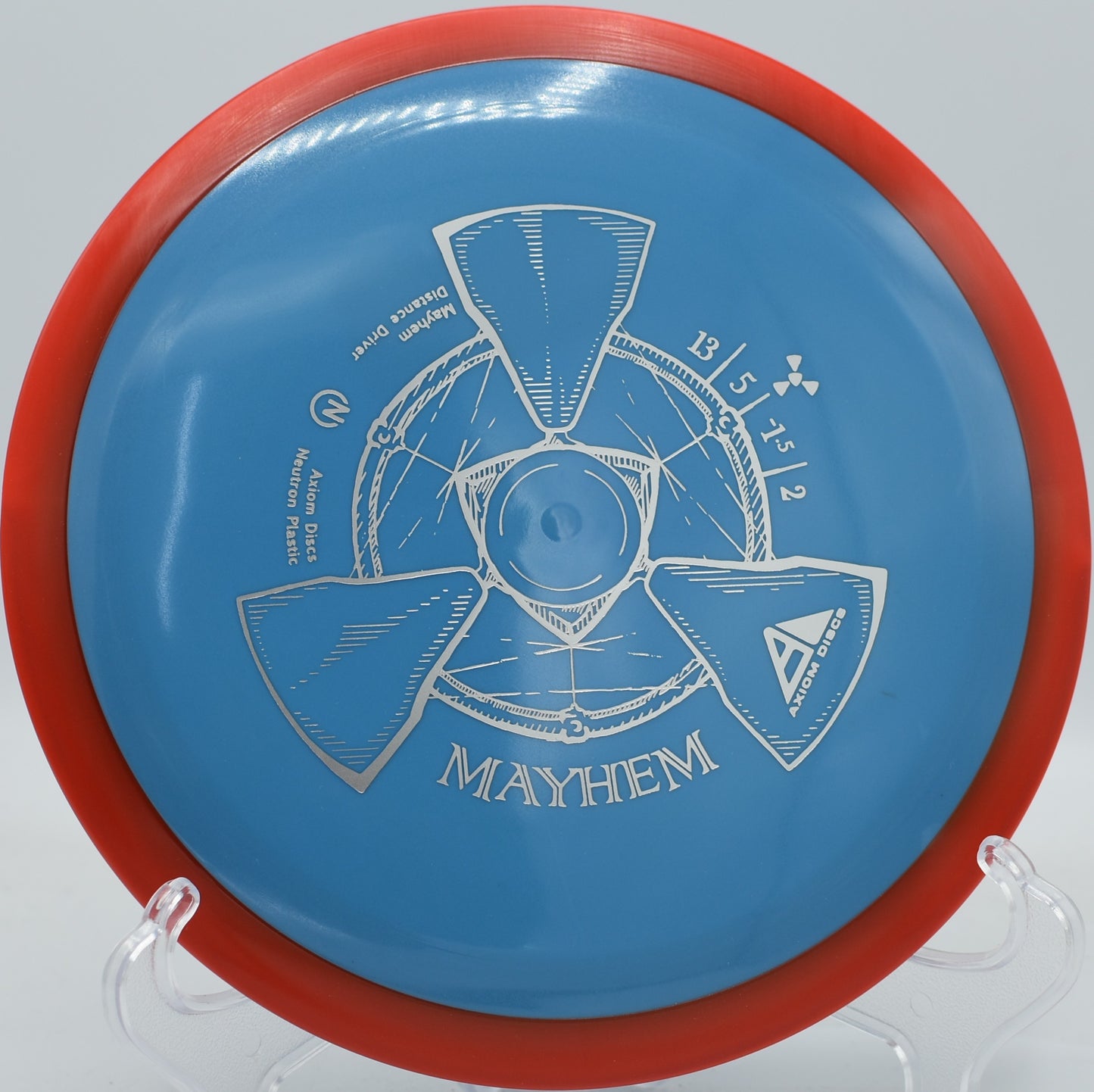 Neutron Mayhem launched on a high anhyzer, turning long before fading back late at DeLaveaga.


