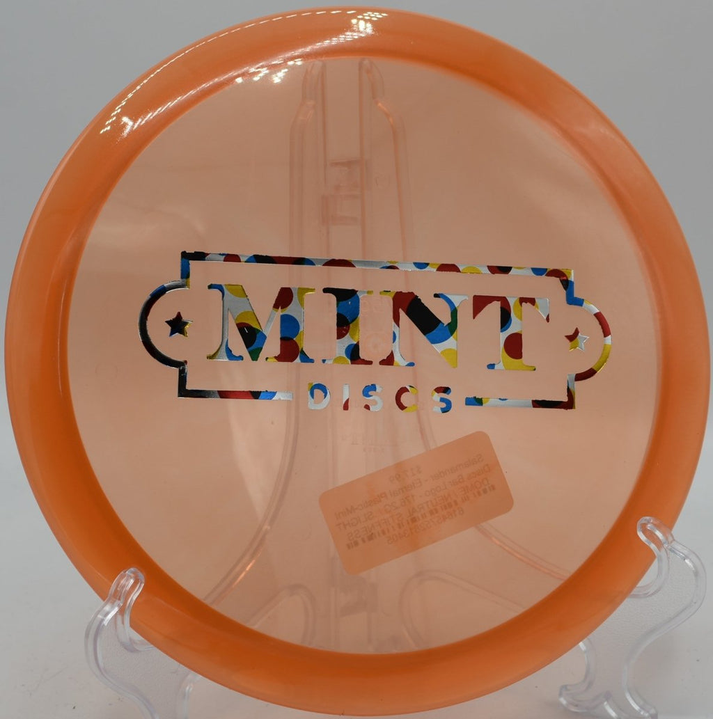 Mint Discs Eternal Salamander fairway driver with gentle fade at Golden Gate Park Disc Golf Course in San Francisco California