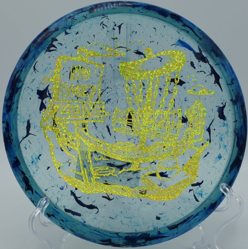 Jawbreaker Z Super Flx Zone forehand approach shot at Northwood Park Disc Golf Course in Morton, Illinois