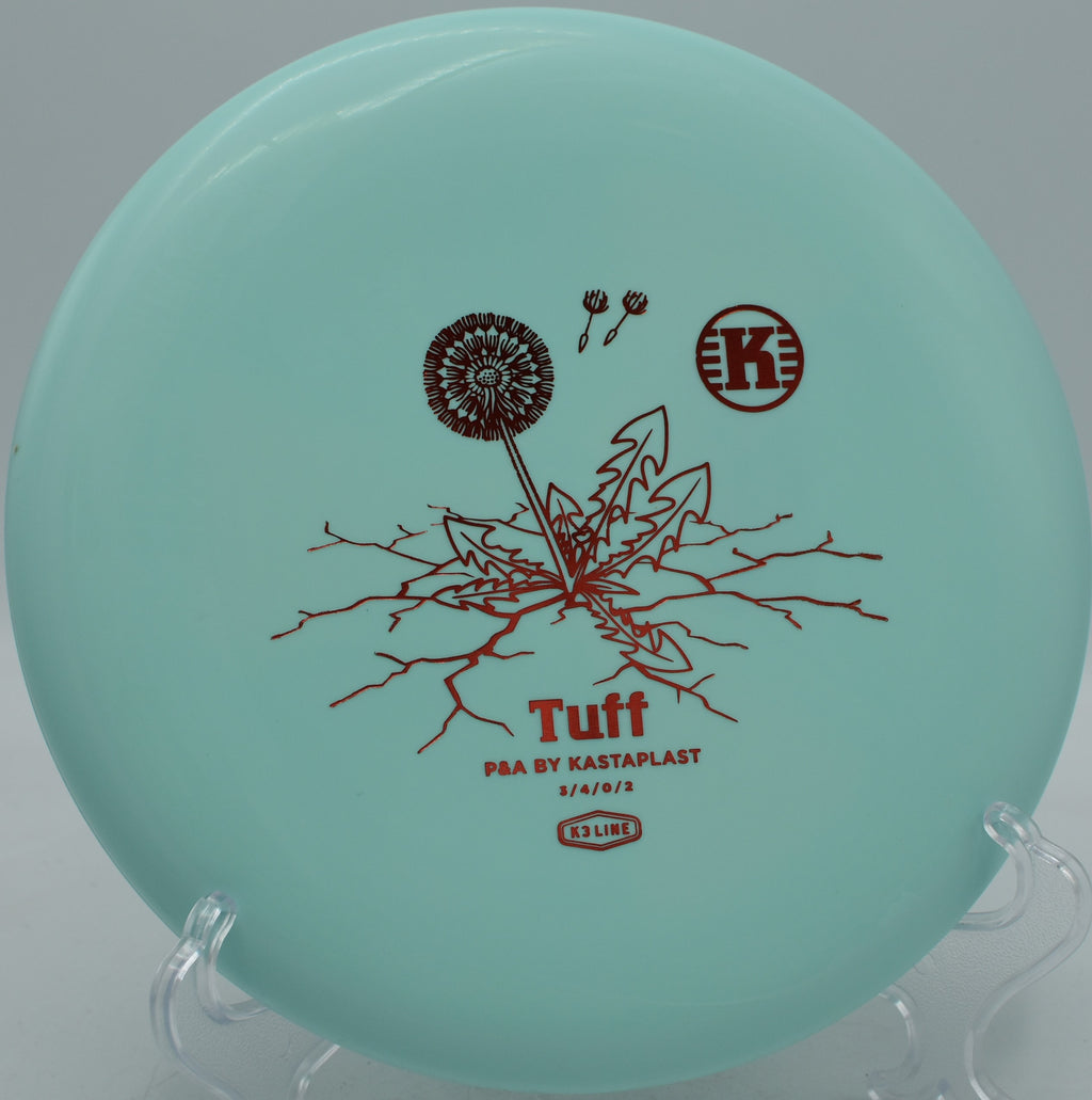 Kastaplast First Run K3 Tuff beaded putter parking confidently at Fox Run Meadows Disc Golf Course in Jeffersonville, Vermont.