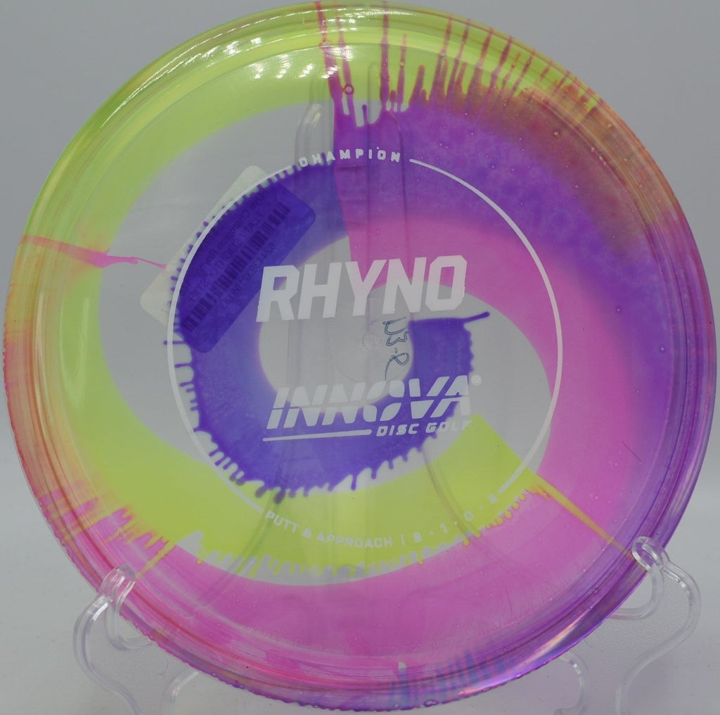Innova I-Dye Champion Rhyno featured at Milo McIver DGC, Estacada OR for forehand approach control