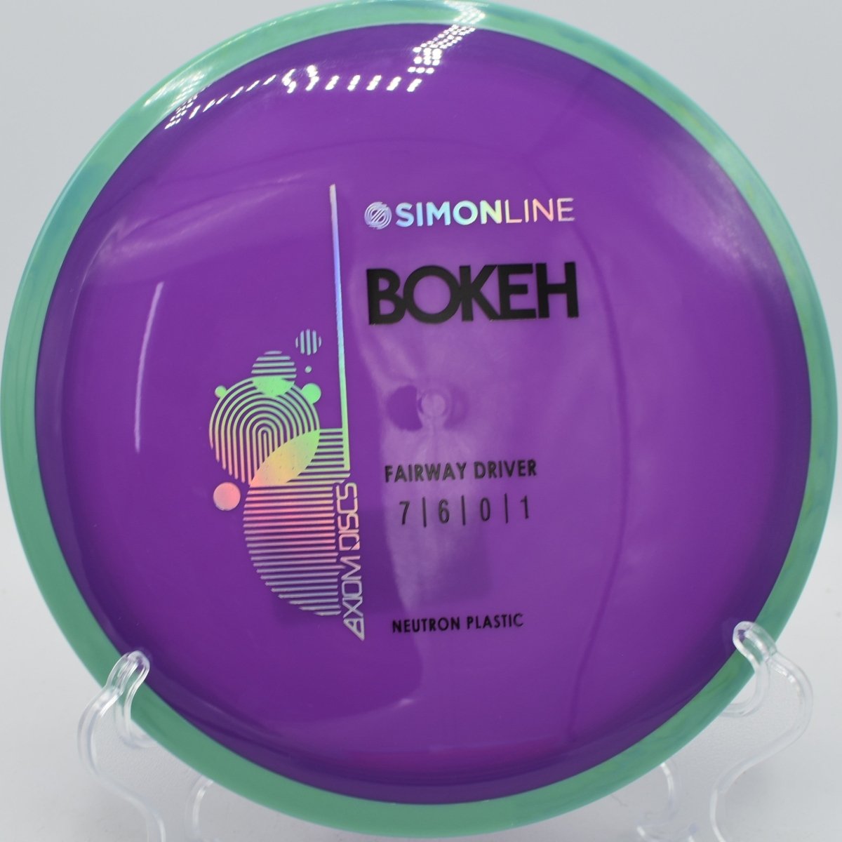Axiom Neutron Bokeh displayed at Cal Young DGC, Eugene OR for straight flights and glide
