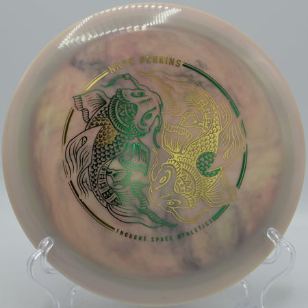 Discmania Swirly S-Line CD3 long flex distance drive with controlled turn and reliable fade at Idlewild Disc Golf Course in Burlington, Kentucky