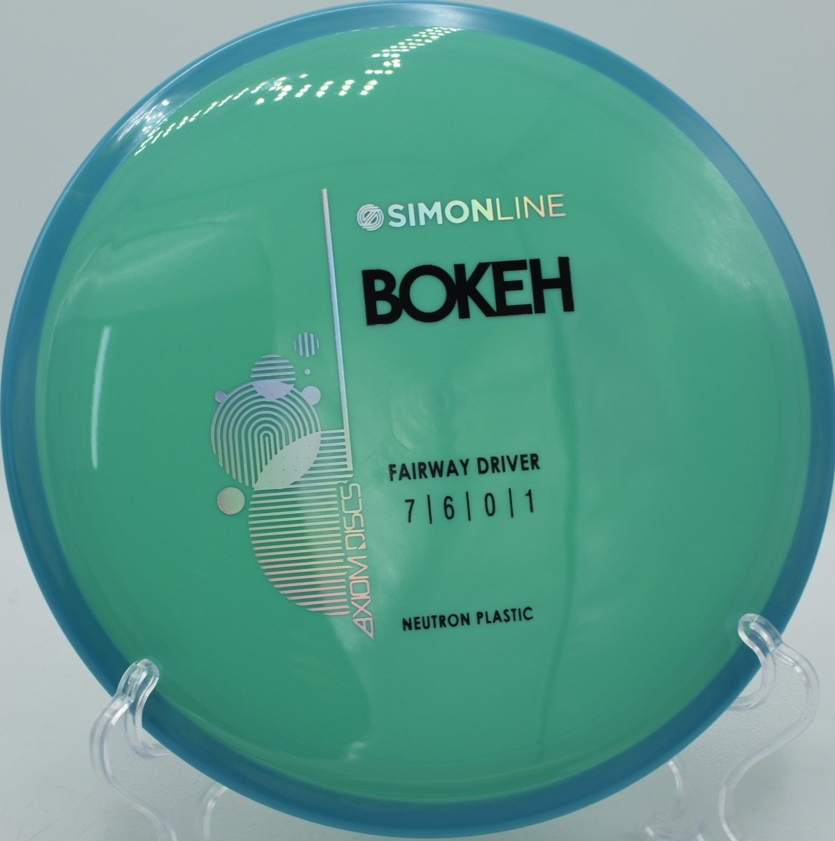 Neutron Bokeh displayed at Hudson Mills DGC, Dexter MI for straight fairway flights