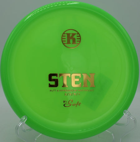 Kastaplast K1 Sten displayed at Harmony Bends DGC, Columbia MO for smooth short-range throws