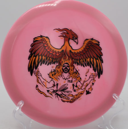 Classic Glow Champion Firebird at Blue Ribbon Pines DGC, East Bethel MN for overstable fairway performance