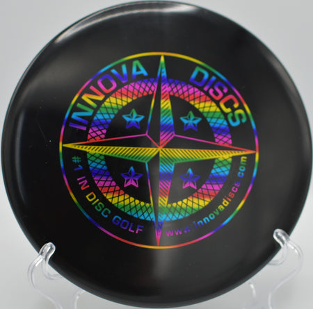 Proto Star Rat spinning flat on a precise forehand approach at DeLaveaga Disc Golf Course in Santa Cruz, California.