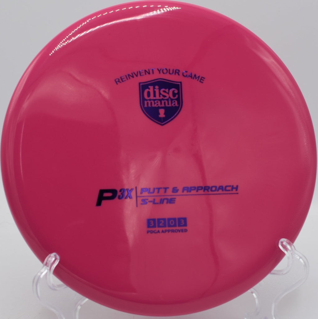 Discmania S-Line P3x beaded overstable putter finishing left at Roy G Guerrero Disc Golf Course Texas