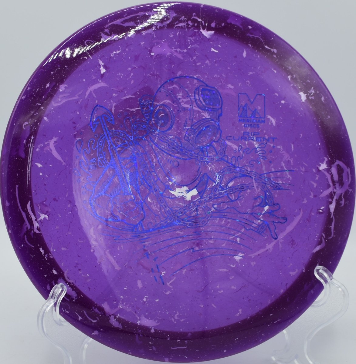 Marbled Clarus Rip Current fairway driver favored in Florida with nationwide shipping for smooth hyzer flip lines