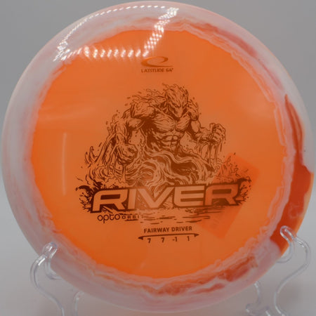 Opto Orbit River fairway driver at Maple Hill DGC, Leicester MA for effortless glide and straight fairway shots