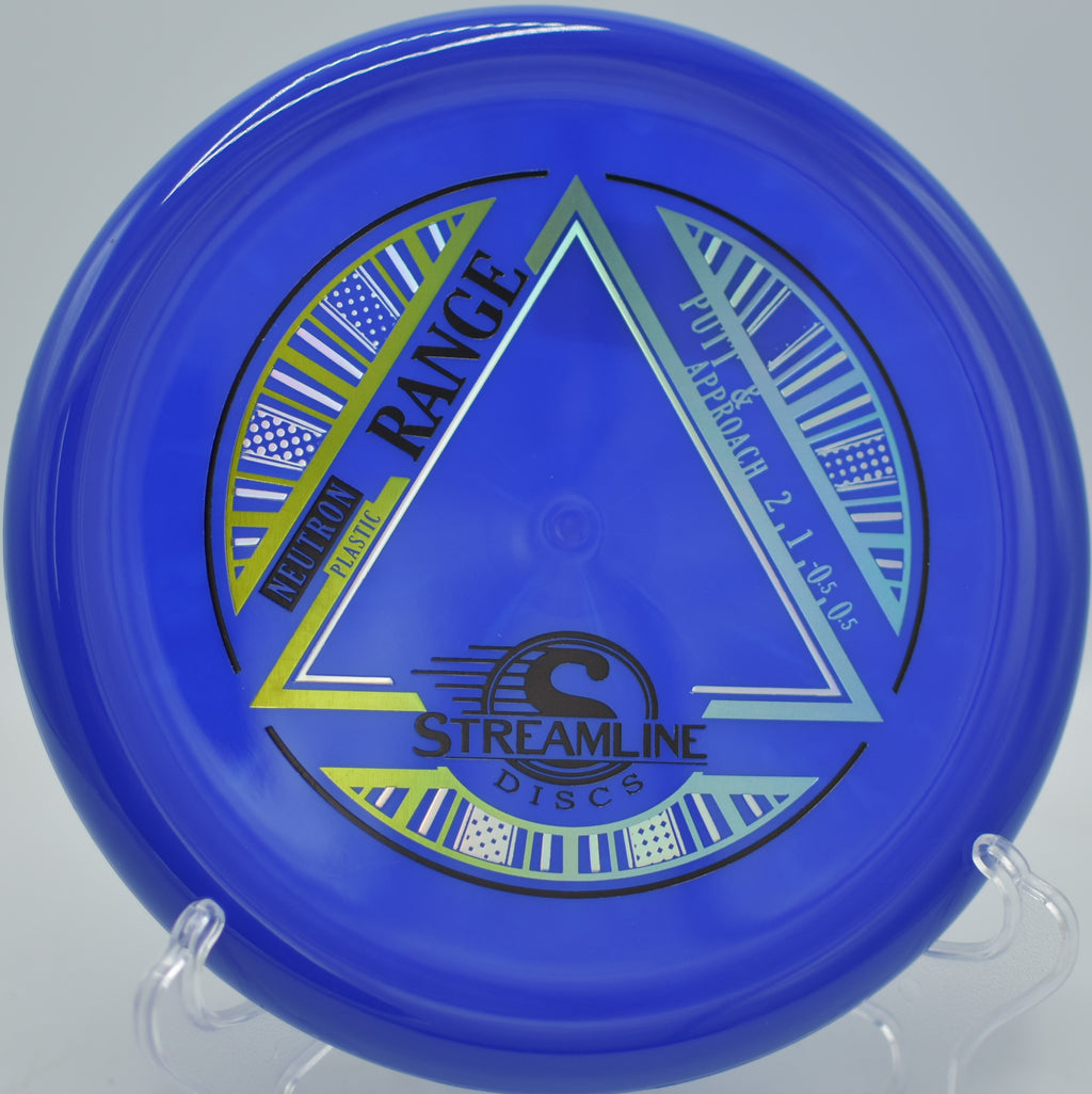 Streamline Neutron Range used for a touch approach at Idlewild Disc Golf Course in Burlington, Kentucky.