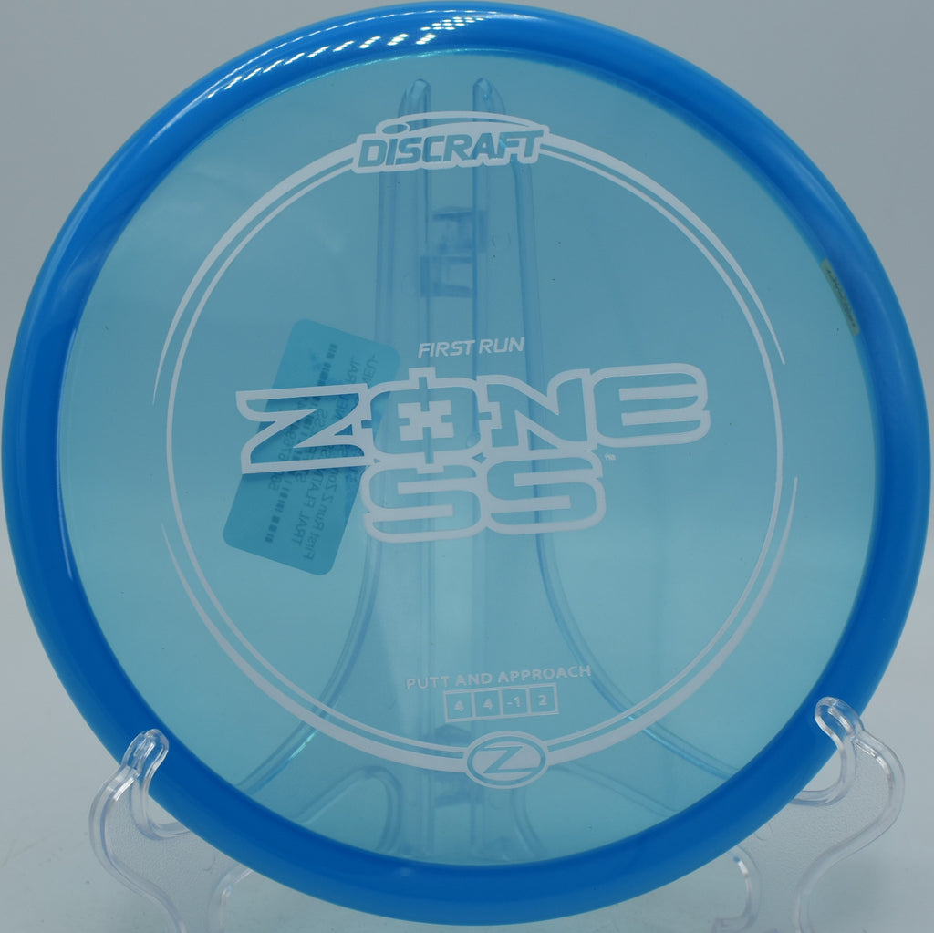 Discraft First Run Z Zone SS tracking straight at Highland Park DGC in St. Paul, MN