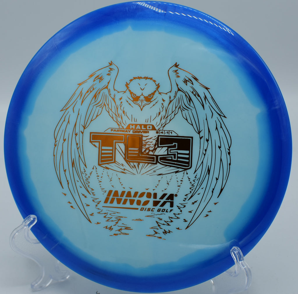 Halo TL3 gliding straight with a soft forward fade at Bear Creek Park in Grapevine, Texas.

