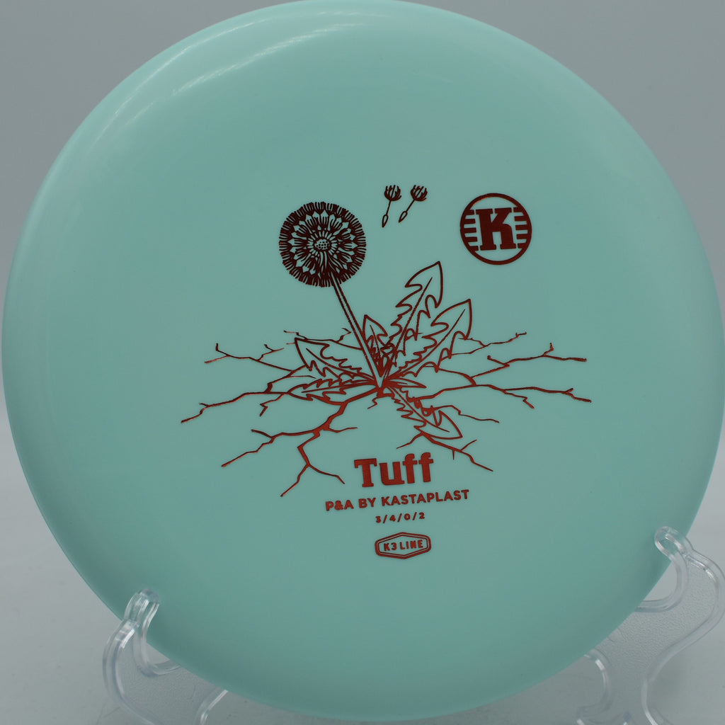 K3 Tuff First Run Kastaplast putter fading late into the basket at Sabattus Disc Golf Course in Sabattus, Maine.