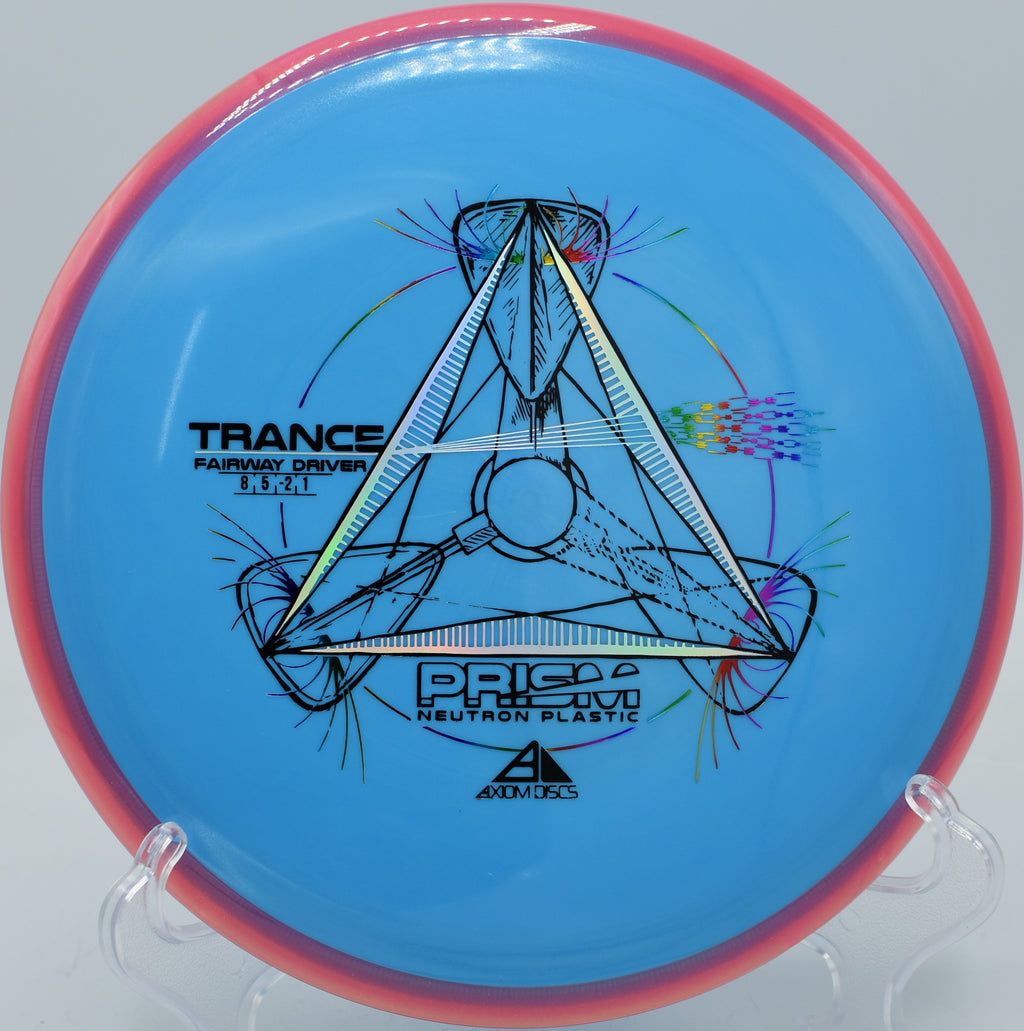 Clean hyzer release with a Trance in Prism Neutron at Bracketts Bluff in Minnesota


