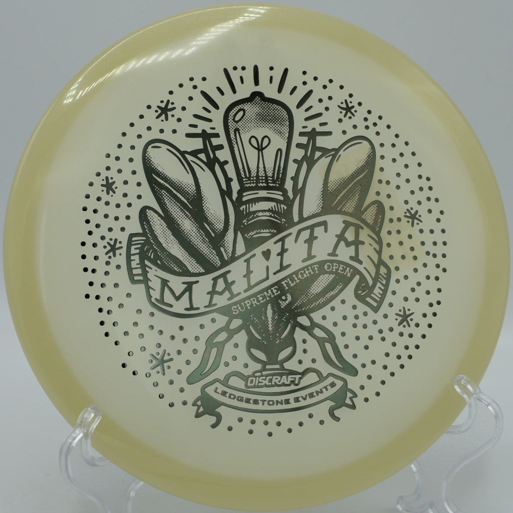 SFO Mega Glo Malita smooth hyzer approach finishing dependable at Heritage Park DGC in Adrian, MI