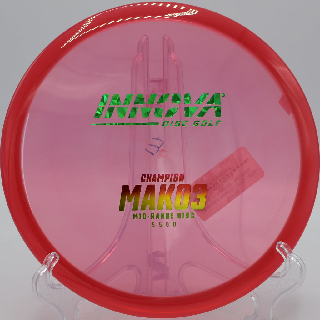 Clean backhand release with Champion Mako3 at North Boundary Disc Golf Course in Cranberry Township, PA