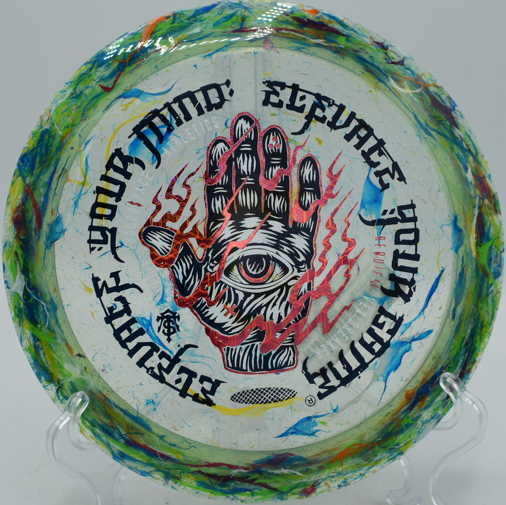Vex Breaker Requiem TSA bomber driver trusted for flex forehands at Water Works Park Disc Golf Course in Kansas City, Missouri.