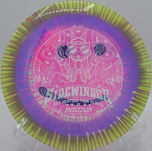 I-Dye Sidewinder ripping a tight turnover line at Goliath DGC in Michigan.

