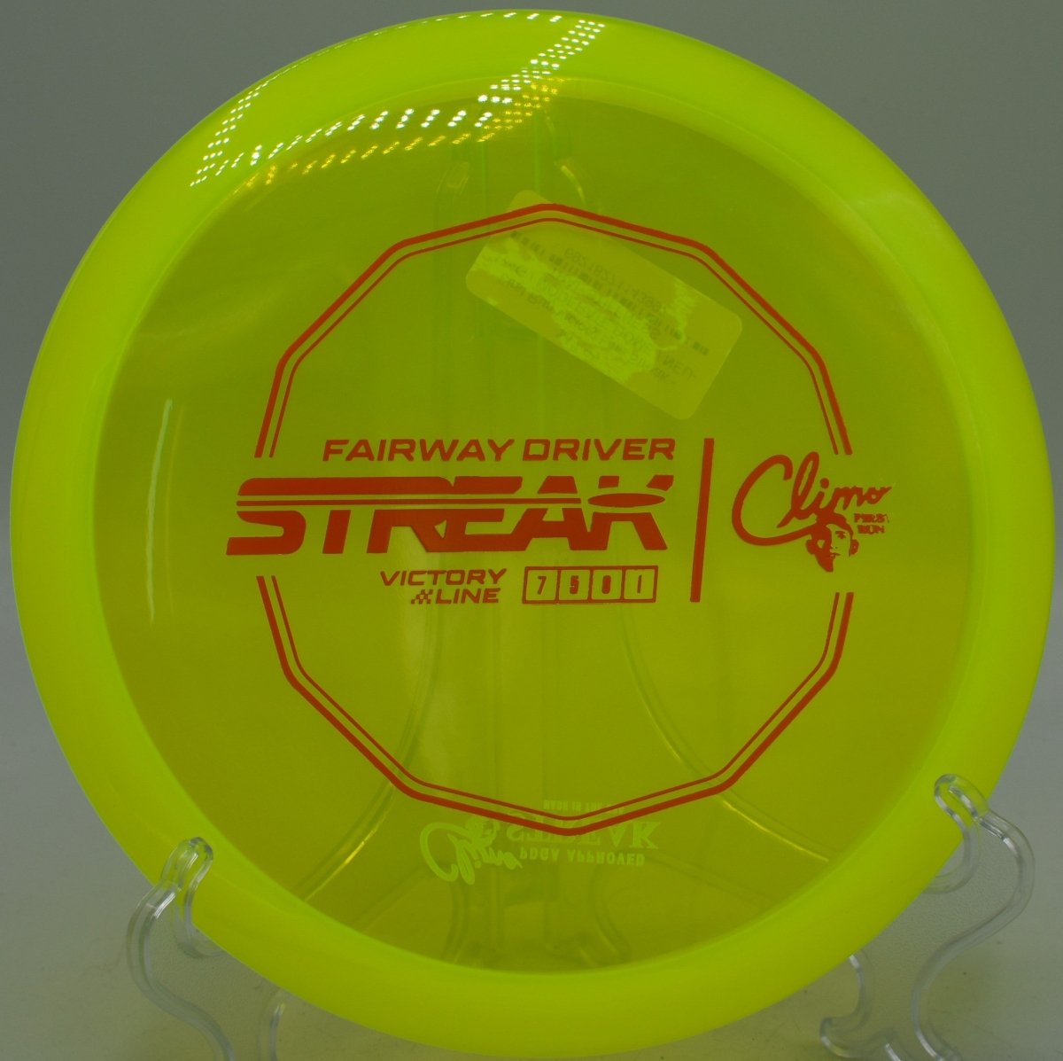 Victory Line Streak disc in Seattle for long drives nationwide shipping