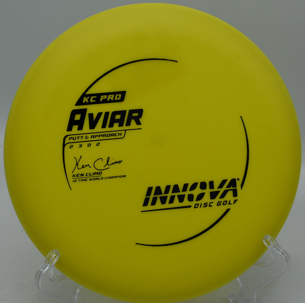 Innova KC Aviar achieving consistent putts on technical greens at Sugaree Disc Golf Course, Newland, North Carolina.