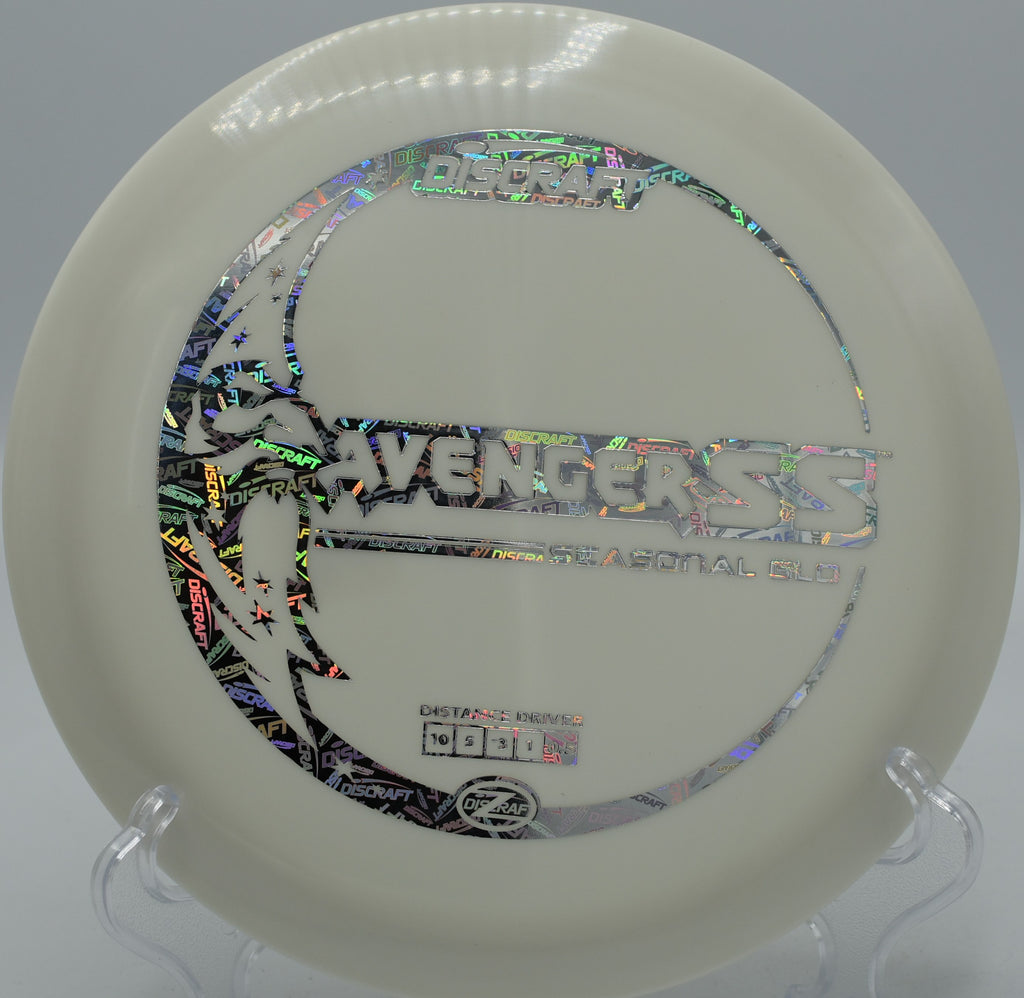 "At Redwood Maze Disc Golf in Redwood City, CA, GLO-Z Avenger SS lights up the fairway with a radiant, stable flight."
