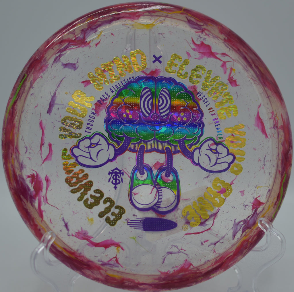 Breaker Vessel flying straight with reliable fade at Rockland Disc Golf Course in Rockland, Maine.