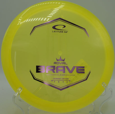 Latitude 64 Clear Brave driver popular in California with nationwide shipping for smooth hyzer flip lines