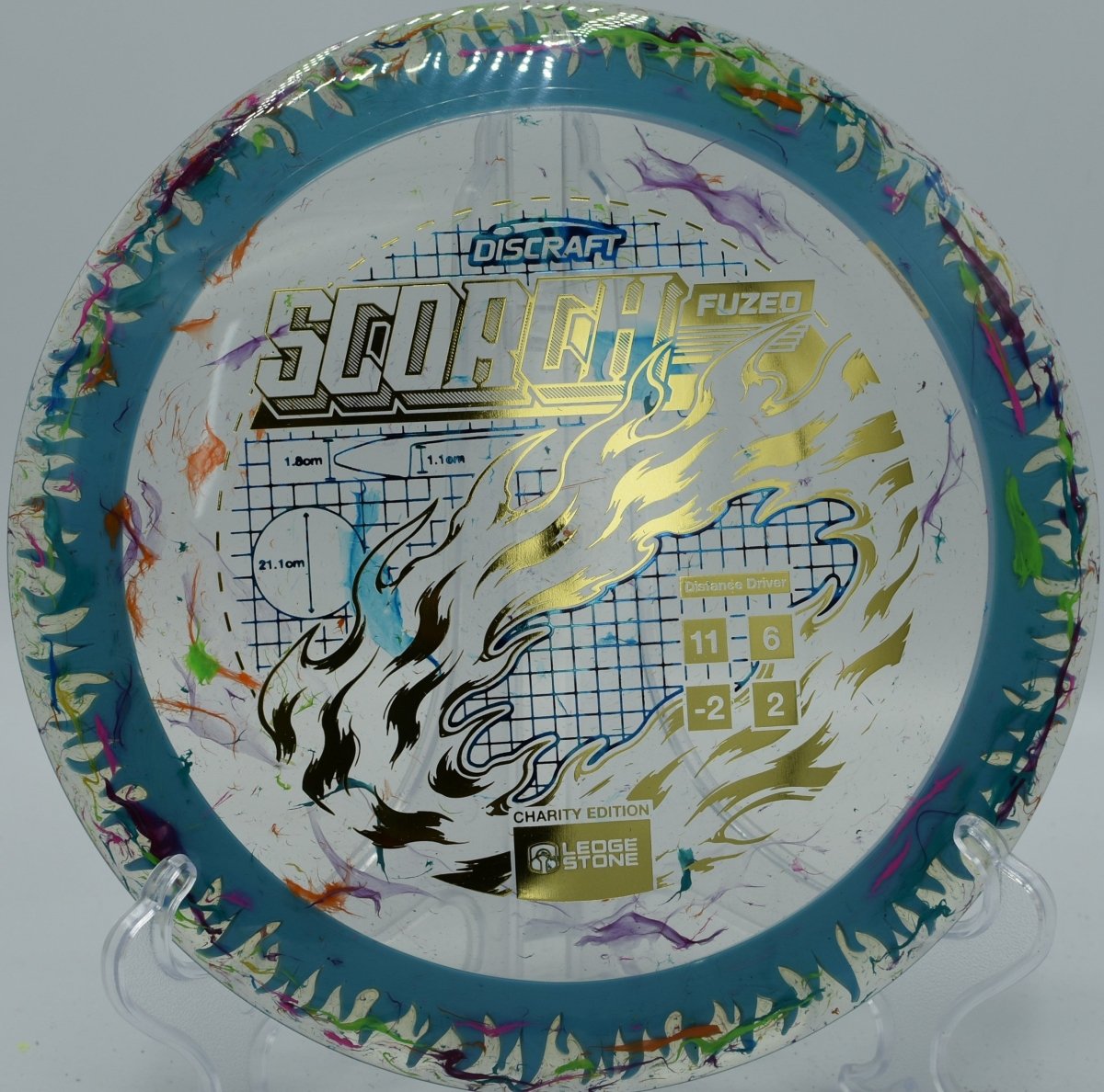 Fuzed-Jawbreaker Z Flx Scorch w/ Solid ESP Rim-(2026 Ledgestone)