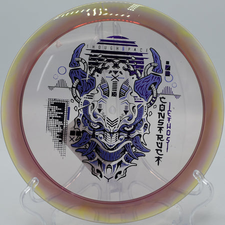 "TSA Ethos Construct – Control-focused distance driver at North Cove Disc Golf Course in North Carolina."

