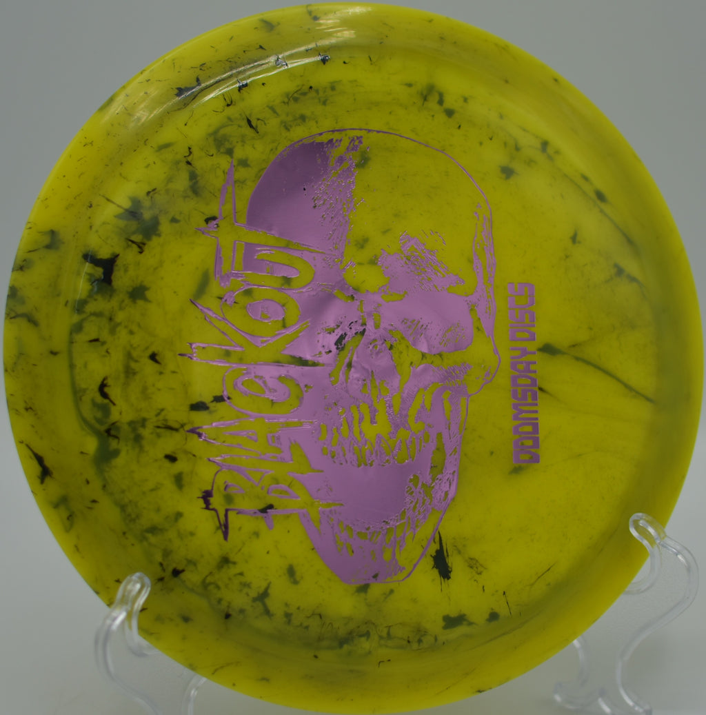 Doomsday Biohazard Blackout drifting on a smooth turnover at Willow Stream Park DGC in Buffalo Grove, IL, holding its -2 turn with effortless control.