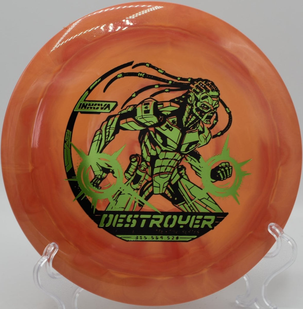 Philo Destroyer headwind-stable tee shot at Hudson Mills DGC in Dexter, MI