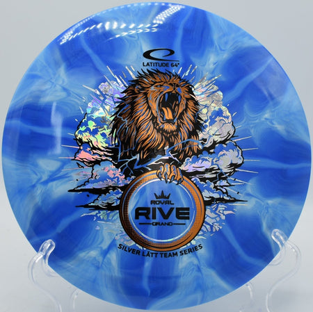 Silver Lätt Rive displayed at Harmony Bends DGC, Columbia MO for controlled headwind distance