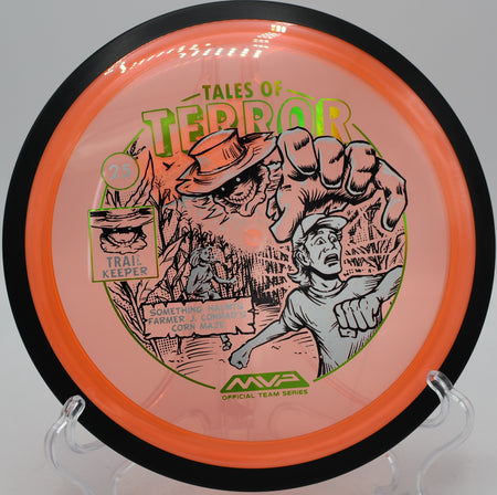 MVP Halloween Trail flexing out wide at Timmons Park Disc Golf Course in Greenville, South Carolina.