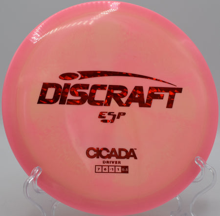 Cicada in ESP plastic launching into a tailwind at Winthrop Gold in Rock Hill, South Carolina.

