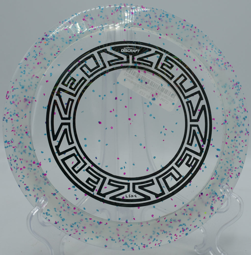 Shimmering flake detail on a Confetti Z Zeus displayed on the fairway at Kensington Metropark’s Black Locust course in Milford, Michigan