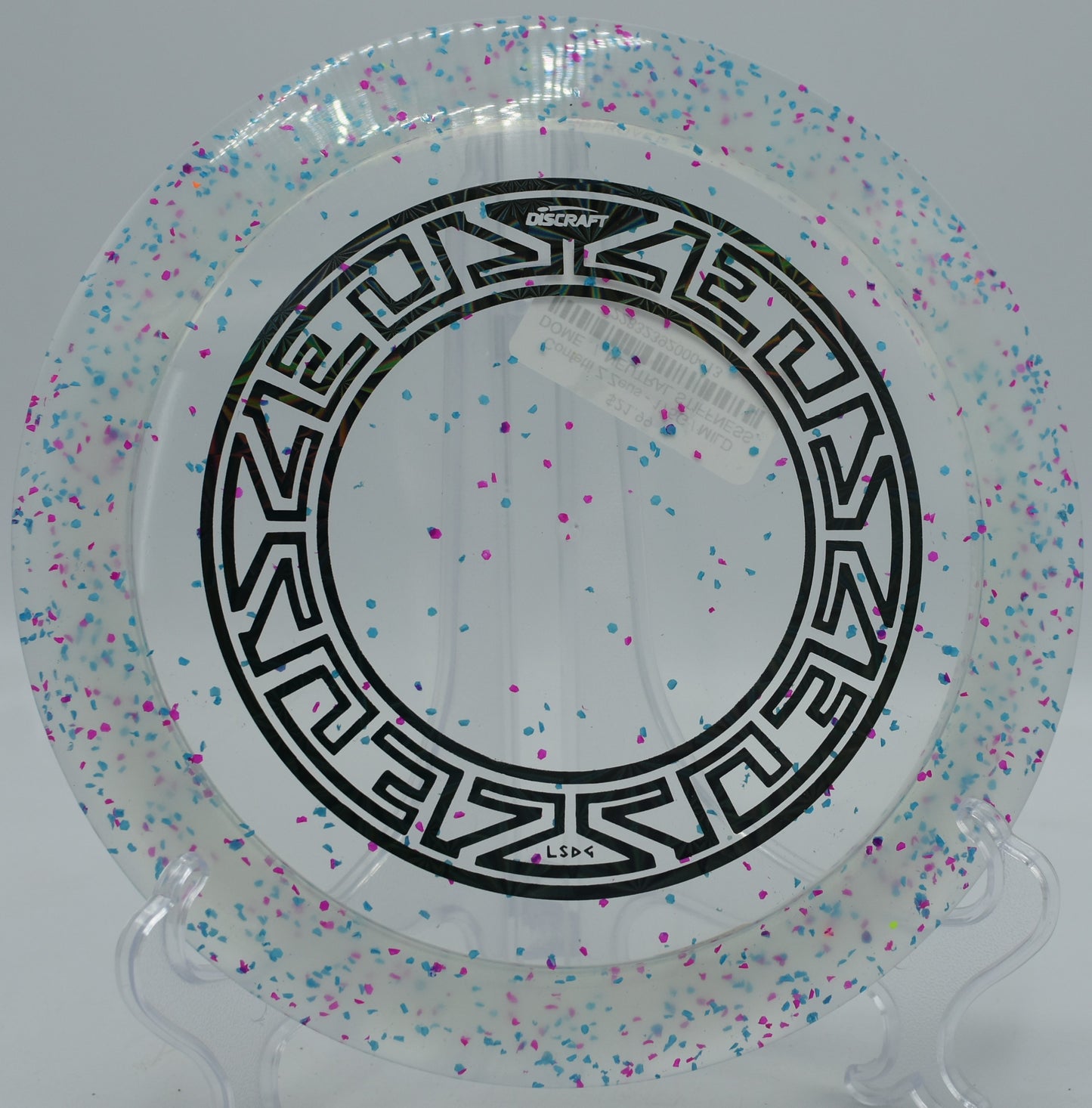 Shimmering flake detail on a Confetti Z Zeus displayed on the fairway at Kensington Metropark’s Black Locust course in Milford, Michigan