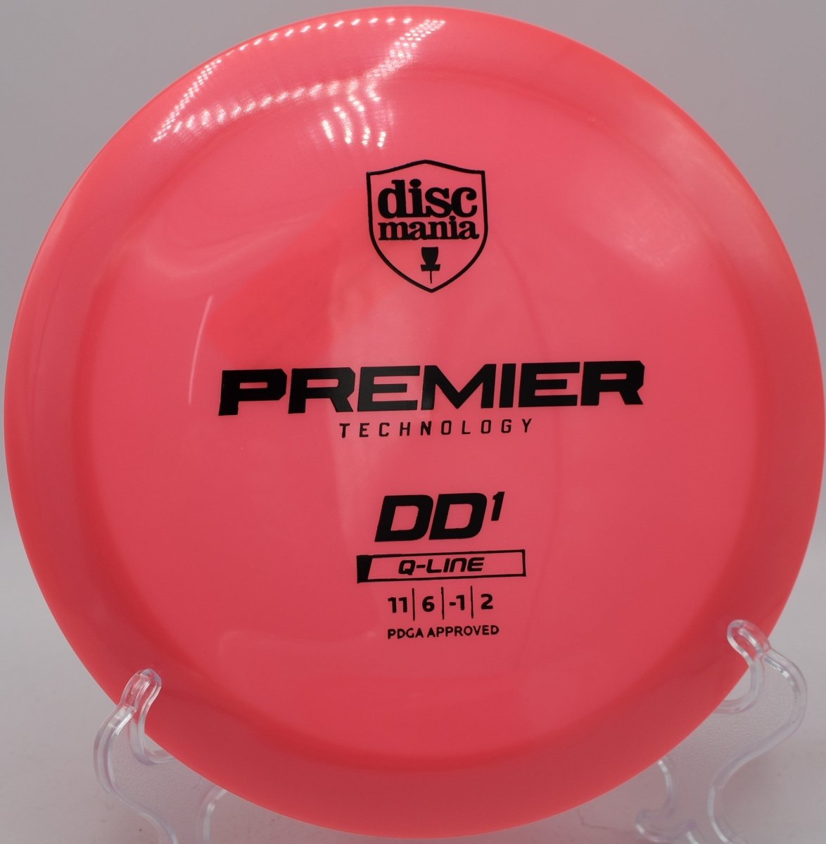 Discmania Q-Line DD1 displayed at Cedarock DGC, Burlington NC for precision tee shots